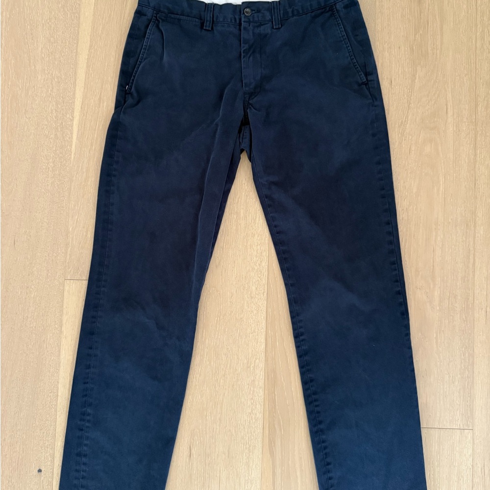 Men's Polo Ralph Lauren Slim Fit navy chinos size 32W 34L